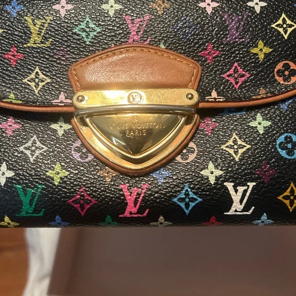 Louis Vuitton Eugenie Long Wallet In Black Multicolor - Picture 2 of 9